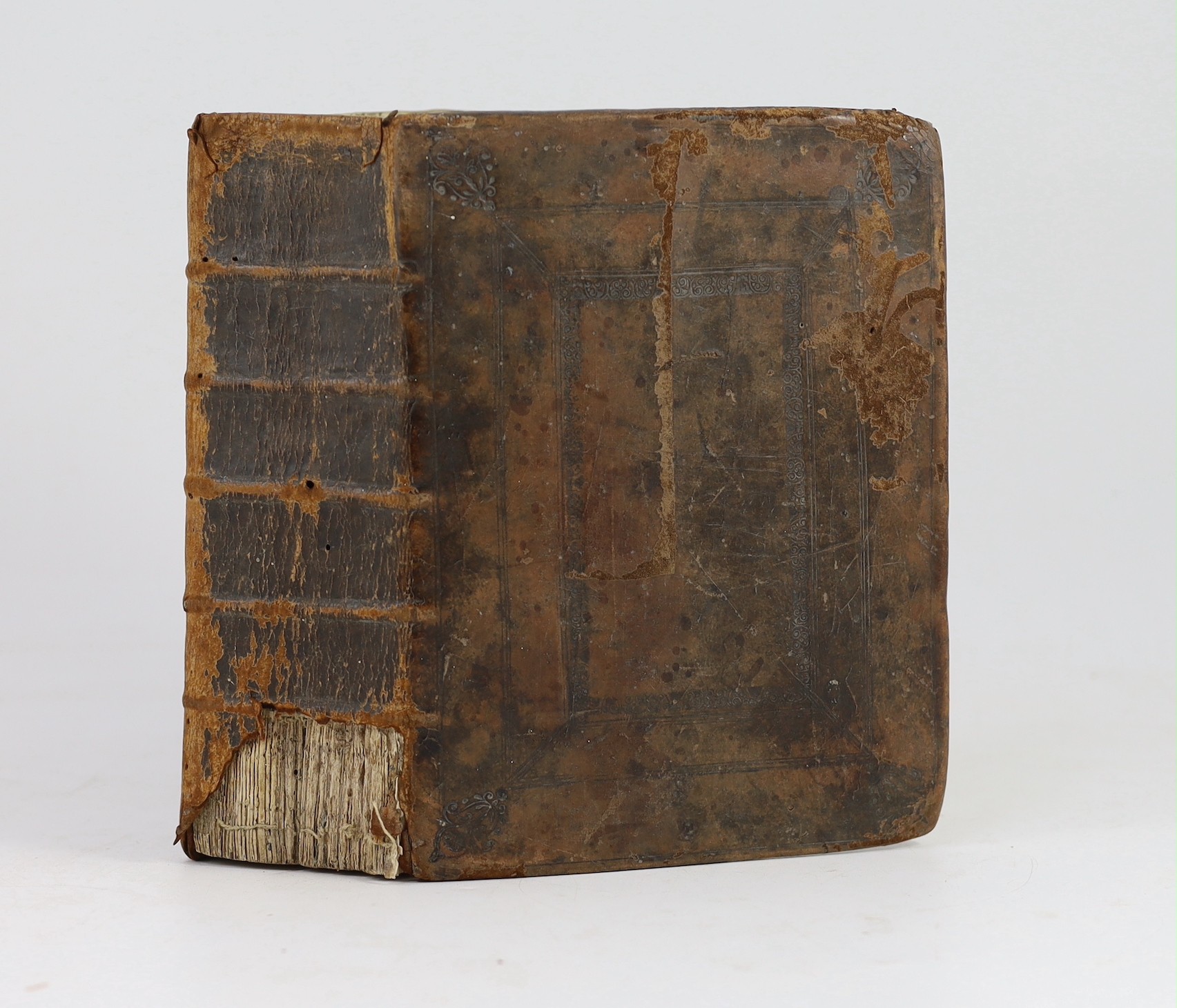 [The Bible - Authorised Version, 1633] The Holy Bible, containing the Old Testament and the New ... pictorial engraved general title (that for the N.T. damaged with loss)